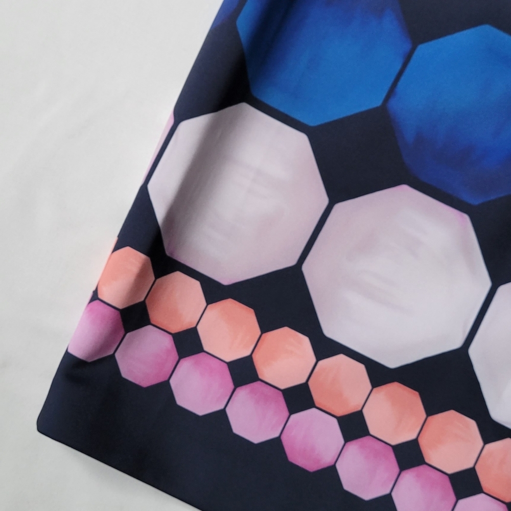 Woman's Ted Baker printed blue midi skirt - Picture 3 of 5